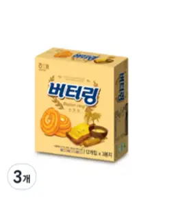 해태제과 버터링 소프트, 238g, 3개