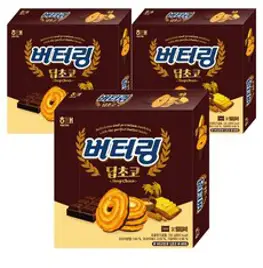 버터링 딥초코, 155g, 3개